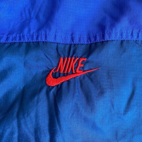 VNTG 80s NIKE COLORBLOCK WINDBREAKER FULL ZIP IN ABSOLUTELY AMAZING CONDITION - Picture 9 of 10
